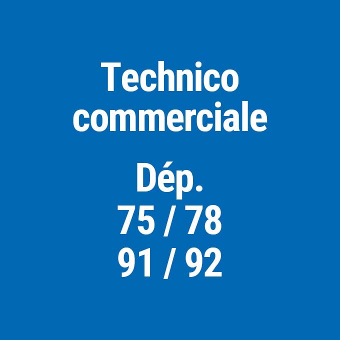 Technico commerciale 75/78/91/92